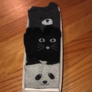 Knee high animal socks